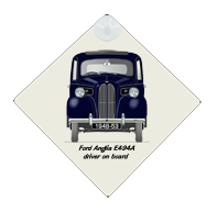 Ford Anglia E494A 1948-53 Car Window Hanging Sign